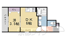 ＡＲＣＡ桂川 2階/-