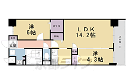 Raffine 京都上鳥羽 2LDKの間取図画像