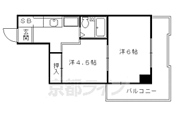 グランドメイソンセブン 2Kの間取図画像