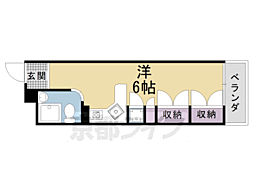 ラ・パルフェ・ド・ルミナス ワンルームの間取図画像