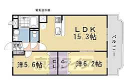 グレース・フレア 2LDKの間取図画像