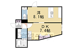 ハイツ純豊 1DKの間取図画像