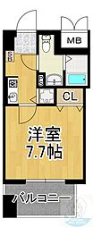 宝州博多第1ビル 1Kの間取図画像