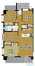 エイルスクエア長住南 4LDKの間取図画像