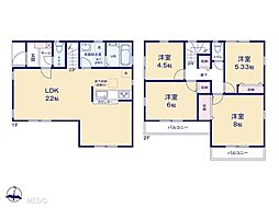 三郷市彦成1丁目　5期　新築一戸建て　全3棟