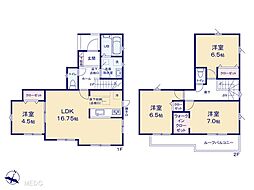 松伏町ゆめみ野1丁目23ー2期　新築一戸建て　全1棟