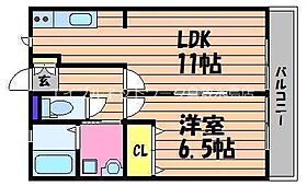 岡山県倉敷市中島2141-3（賃貸アパート1LDK・2階・40.74㎡） その2