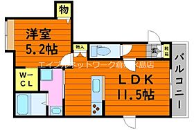 ＴＥＲＲＡＨＯＭＥ ＴＡＭＡＳＨＩＭＡ 301 ｜ 岡山県倉敷市玉島1丁目1-38（賃貸アパート1LDK・3階・41.12㎡） その2