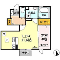 アースガーデンSOJAII 103 ｜ 岡山県総社市門田288-2（賃貸アパート1LDK・1階・40.37㎡） その2