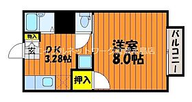 カルチェラタンH 203 ｜ 岡山県総社市井手697-5（賃貸アパート1K・2階・24.09㎡） その2