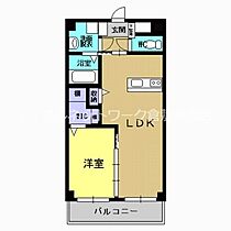 岡山県総社市中央1丁目5（賃貸マンション1LDK・2階・42.40㎡） その2