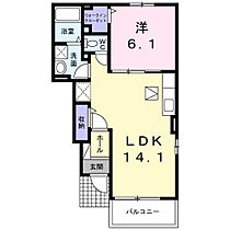 岡山県岡山市北区辛川市場296番地（賃貸アパート1LDK・1階・45.77㎡） その2