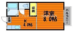 ハーバートフローレンス 105 ｜ 岡山県倉敷市中庄644-5（賃貸アパート1K・1階・26.50㎡） その2