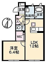 岡山県倉敷市四十瀬484-2（賃貸アパート1LDK・1階・44.40㎡） その2