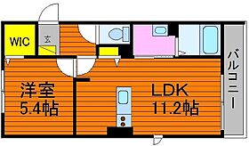 GFS中央 202 ｜ 岡山県倉敷市中央2丁目22-23（賃貸マンション1LDK・2階・41.73㎡） その2