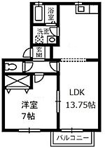 サニープレインA 201 ｜ 岡山県倉敷市連島中央4丁目7-31（賃貸アパート1LDK・2階・45.54㎡） その2