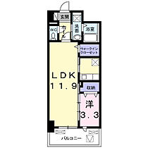 オンフォレスト芳泉 402 ｜ 岡山県岡山市南区豊成3丁目17番8号（賃貸マンション1LDK・4階・43.94㎡） その2