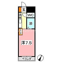 岡山県倉敷市下庄704-1（賃貸マンション1K・3階・22.35㎡） その2