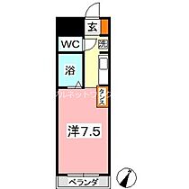 岡山県倉敷市下庄704-1（賃貸マンション1K・2階・22.35㎡） その2