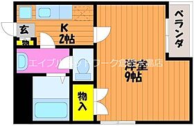 岡山県倉敷市西田709-2（賃貸マンション1K・2階・26.55㎡） その2