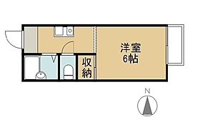 岡山県倉敷市中庄2351（賃貸アパート1K・2階・19.50㎡） その2