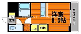 岡山県倉敷市笹沖1192-4（賃貸マンション1K・3階・27.51㎡） その2