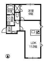 岡山県倉敷市西阿知町818-6（賃貸アパート1LDK・1階・40.16㎡） その2