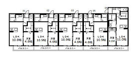 岡山県倉敷市連島町鶴新田未定（賃貸アパート1LDK・1階・41.14㎡） その1