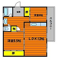 岡山県倉敷市水島相生町1-43（賃貸マンション2LDK・3階・54.25㎡） その2