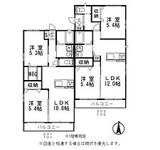 岡山県倉敷市上東382-6（賃貸アパート2LDK・2階・54.38㎡） その2