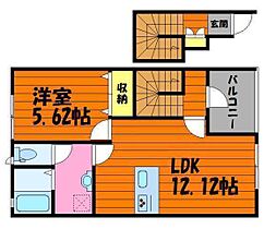 岡山県井原市七日市町210-1（賃貸アパート2LDK・2階・48.44㎡） その2