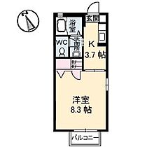 岡山県玉野市田井6丁目5-19（賃貸アパート1K・2階・26.68㎡） その2