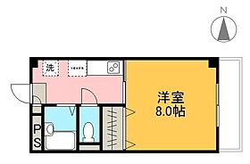 岡山県倉敷市松島1148-3（賃貸マンション1K・3階・26.20㎡） その2