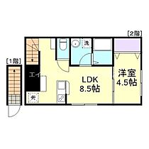 岡山県浅口市鴨方町六条院中2893（賃貸アパート1LDK・2階・30.31㎡） その2