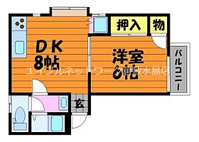 岡山県倉敷市大内755-10（賃貸アパート1DK・2階・30.68㎡） その2