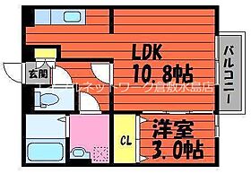 岡山県倉敷市連島中央1丁目6-3（賃貸アパート1LDK・1階・35.02㎡） その2