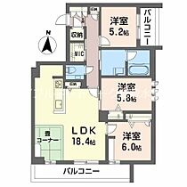 岡山県倉敷市大島70-1（賃貸マンション3LDK・2階・52.52㎡） その2