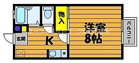 岡山県倉敷市沖45-1（賃貸アパート1K・1階・26.50㎡） その2