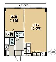 岡山県倉敷市松島1104-1（賃貸マンション1LDK・7階・59.00㎡） その2