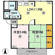 岡山県総社市小寺1975（賃貸アパート2LDK・2階・50.41㎡） その2