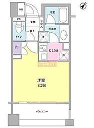 アルス恵比寿メイクス 1Kの間取図画像