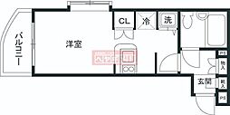 ワコーレ五反田 ワンルームの間取図画像
