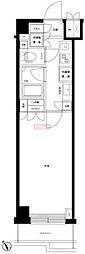 ルーブル中板橋 1Kの間取図画像