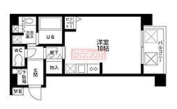 Blancheur平和台 ワンルームの間取図画像