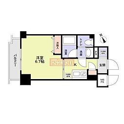レジデンス東武練馬 1Kの間取図画像