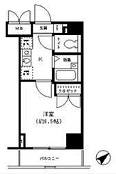T&G東池袋マンション 1Kの間取図画像