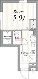 CITYSTAGE練馬2 1Kの間取図画像