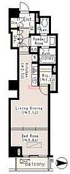 恵比寿ガーデンテラス弐番館 1LDKの間取図画像