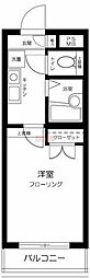 グランドバン西落合 1Kの間取図画像