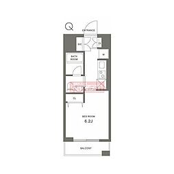 ガーデン板橋氷川町 1Kの間取図画像